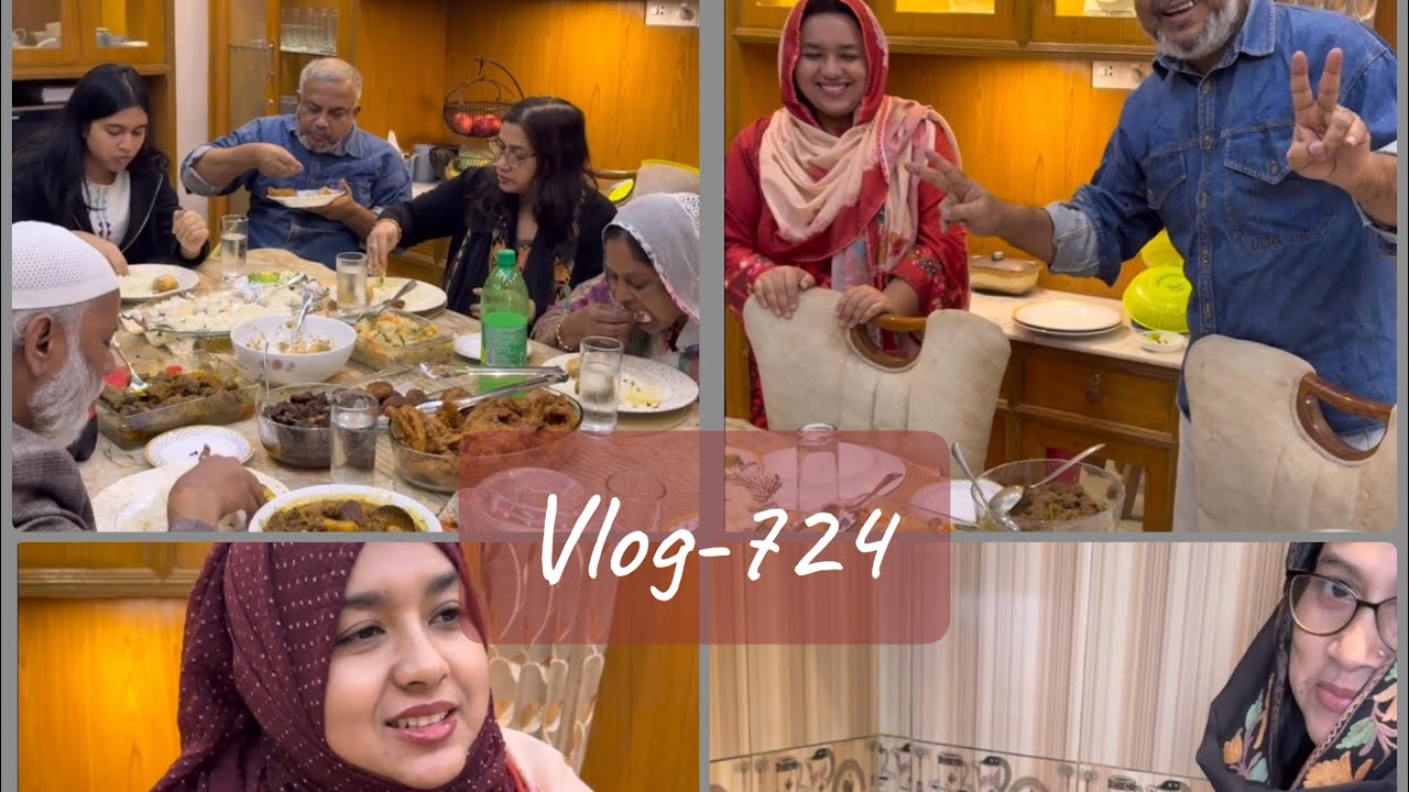 আমার ভাসুরের শুশুড়বাড়ির প্রথম দাওয়াত আমাদের বাসায় 🥰 || Vlog-724 || DR.ILMA'S VLOG