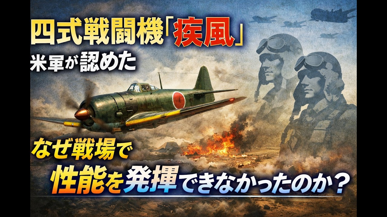 【軍事のパラドックス】四式戦闘機「疾風」：米軍が認めた「日本最強」の傑作機は、なぜ戦場で性能を発揮できなかったのか？