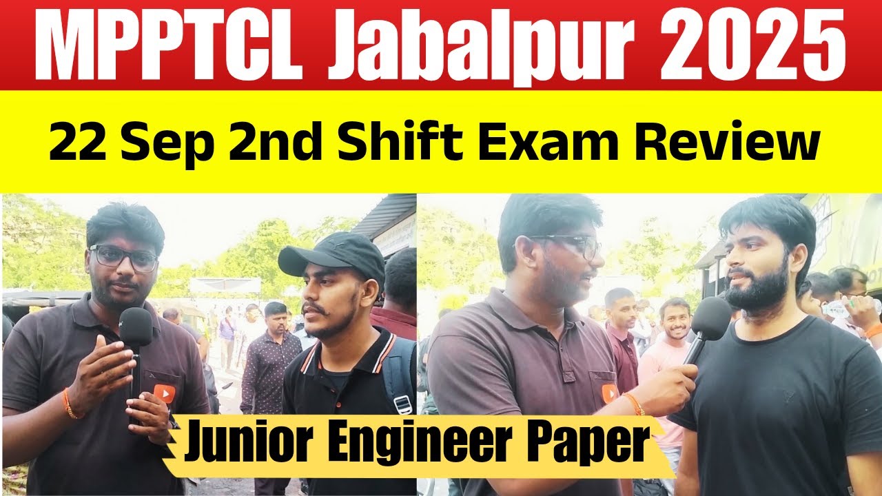 MPPTCL Exam Review 2025 | MPPTCL Junior Engineer 22 Sep 2nd Shift Exam Review Today