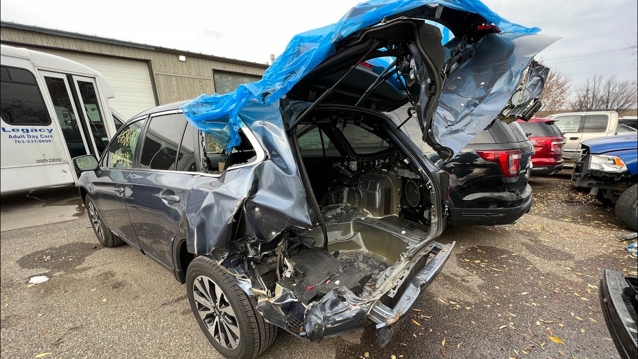 Rebuilding a Wrecked Subaru Outback.