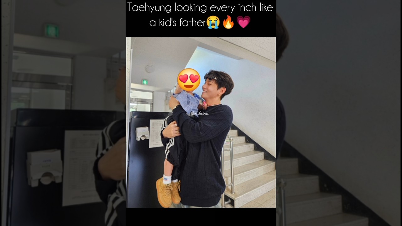 Taehyung will be the best dad😭🎀 #bts #taehyung #kpop #baby #btsarmy #cute #love #kid