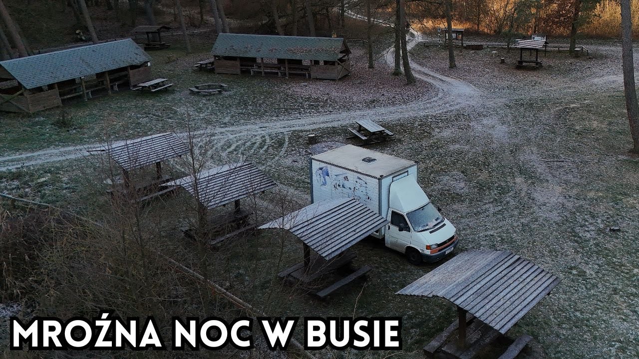 Zimowy vanlife z córkami ❄️ Noc w mrozie i droga na Sylwestra | Drawno
