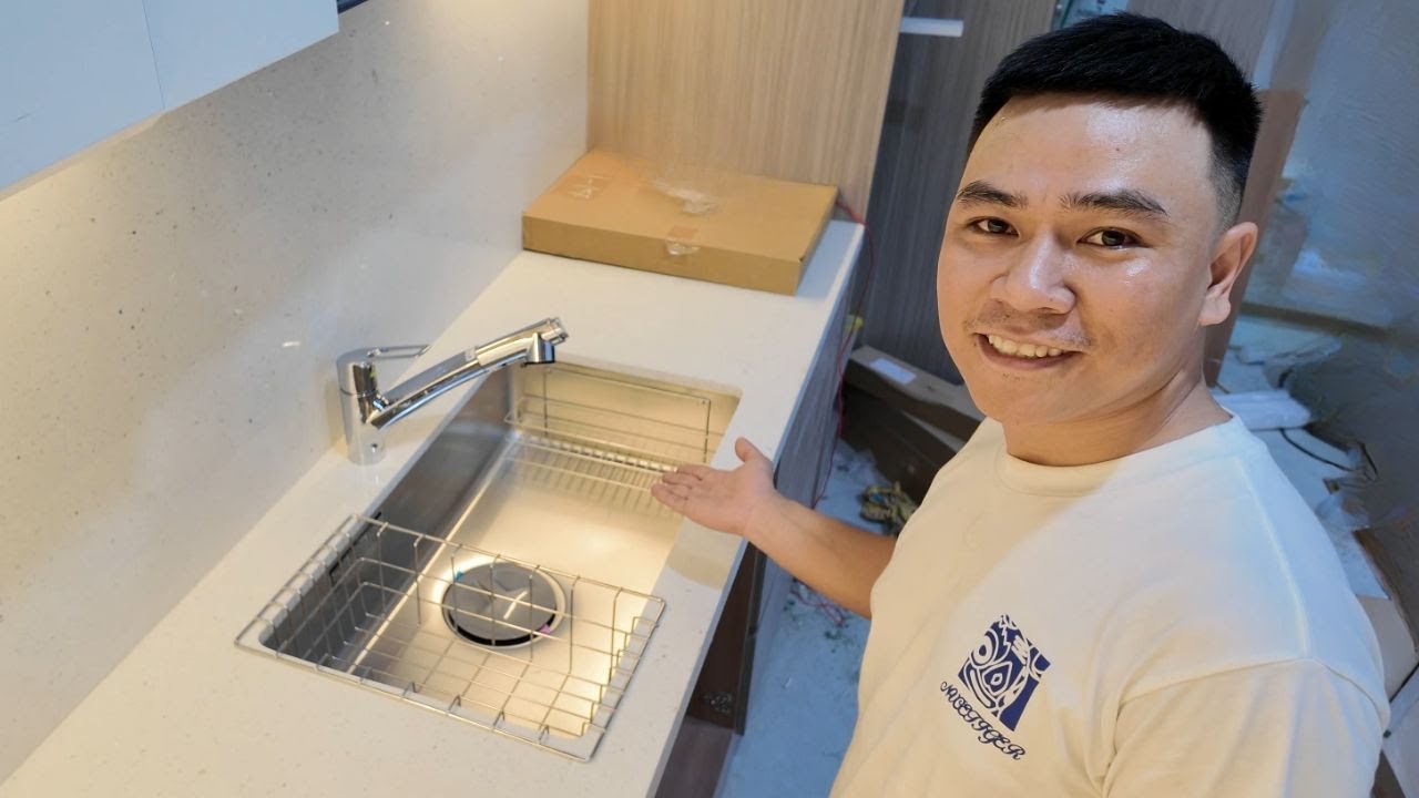 Chậu rửa bát Shigeru LE JSN K FS cho mặt đá nhỏ 60cm | HUGA