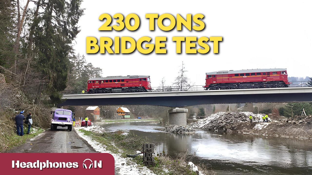 Bridge Static Load Test: Two T 679.1 