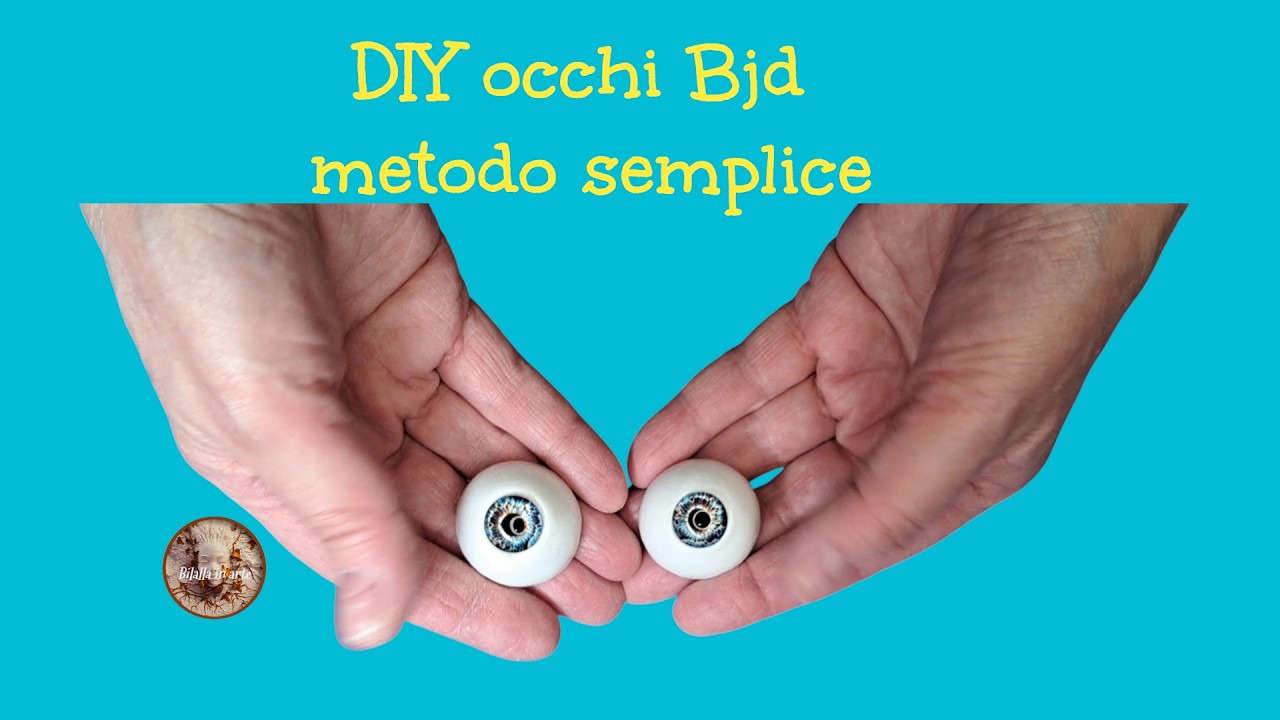 DIY Occhi Bjd in pasta modellabile