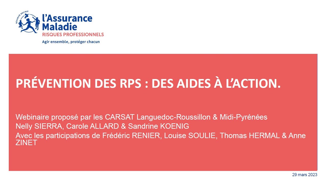 Prévention des RPS : des aides à l’action