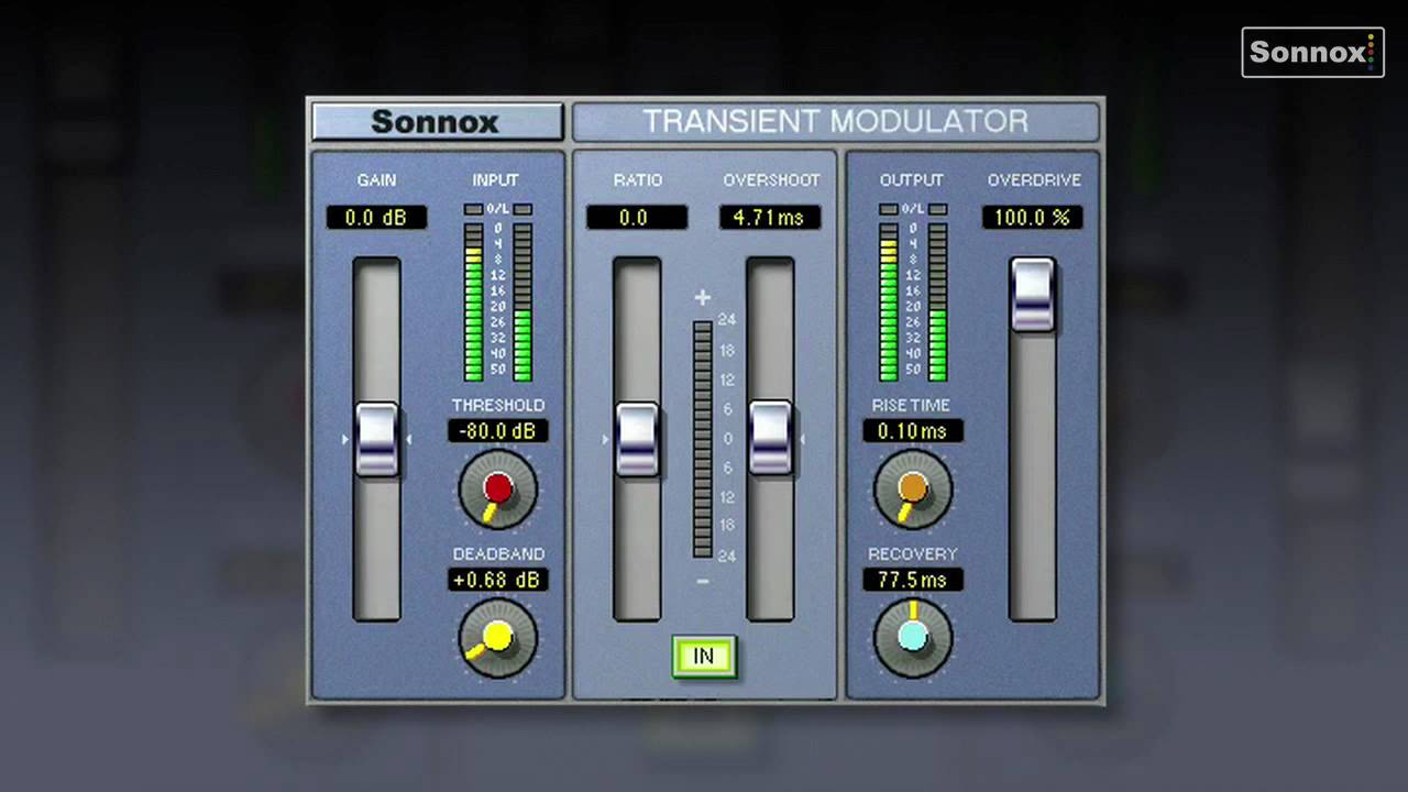 Transient Modulator tutorial (TransMod)