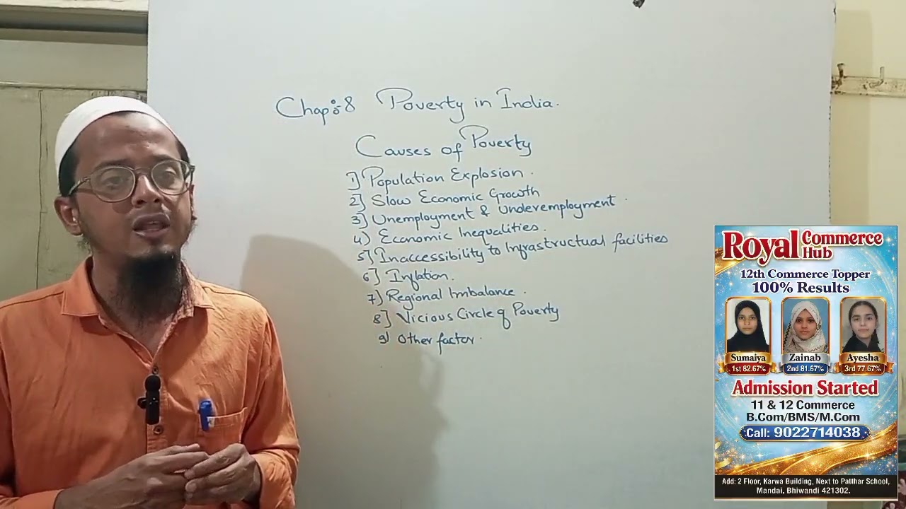 11 commerce Economics poverty in india 