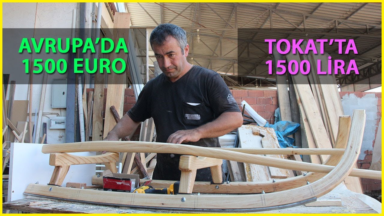 Avrupa'dan 1500 Euroya Alınan Kızaklar, Tokat’ta 1500 TL'ye Üretildi