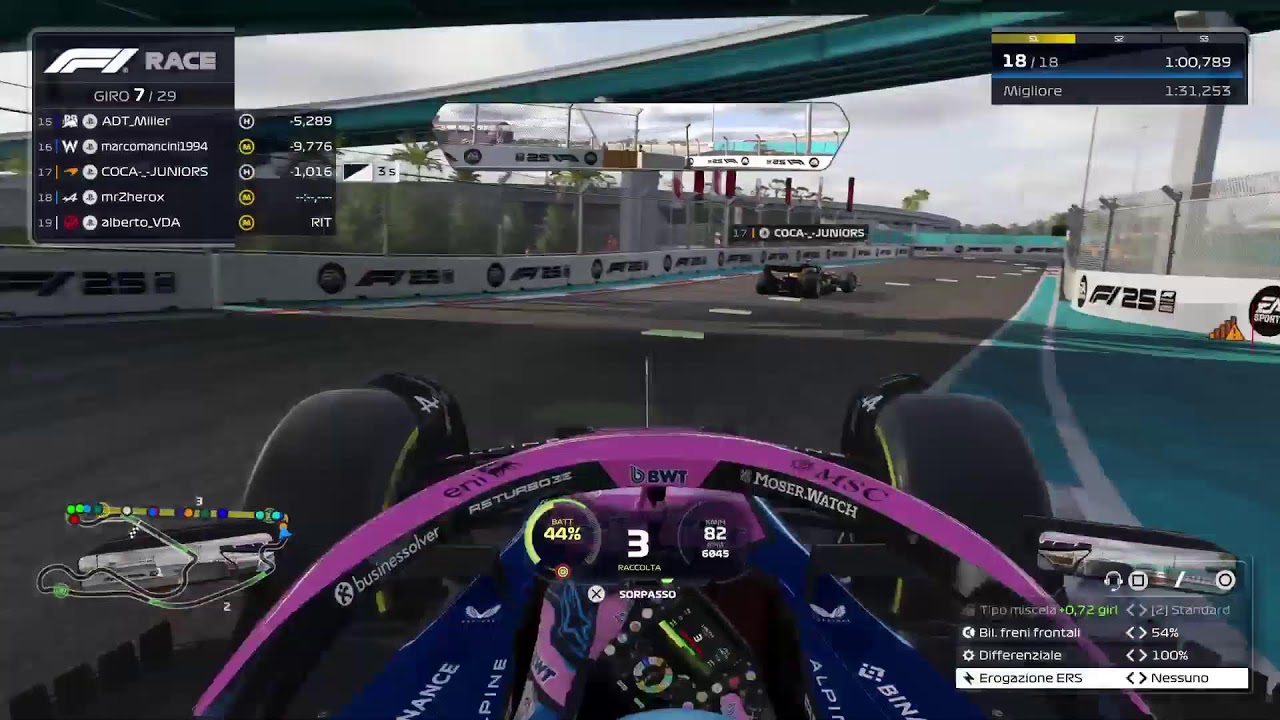 F1 25 Miami prestazioni reali