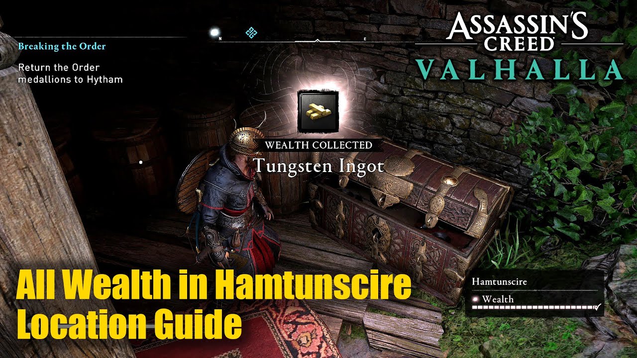 Assassin's Creed Valhalla PS5 • All Wealth in Hamtunscire Collectible Location Guide