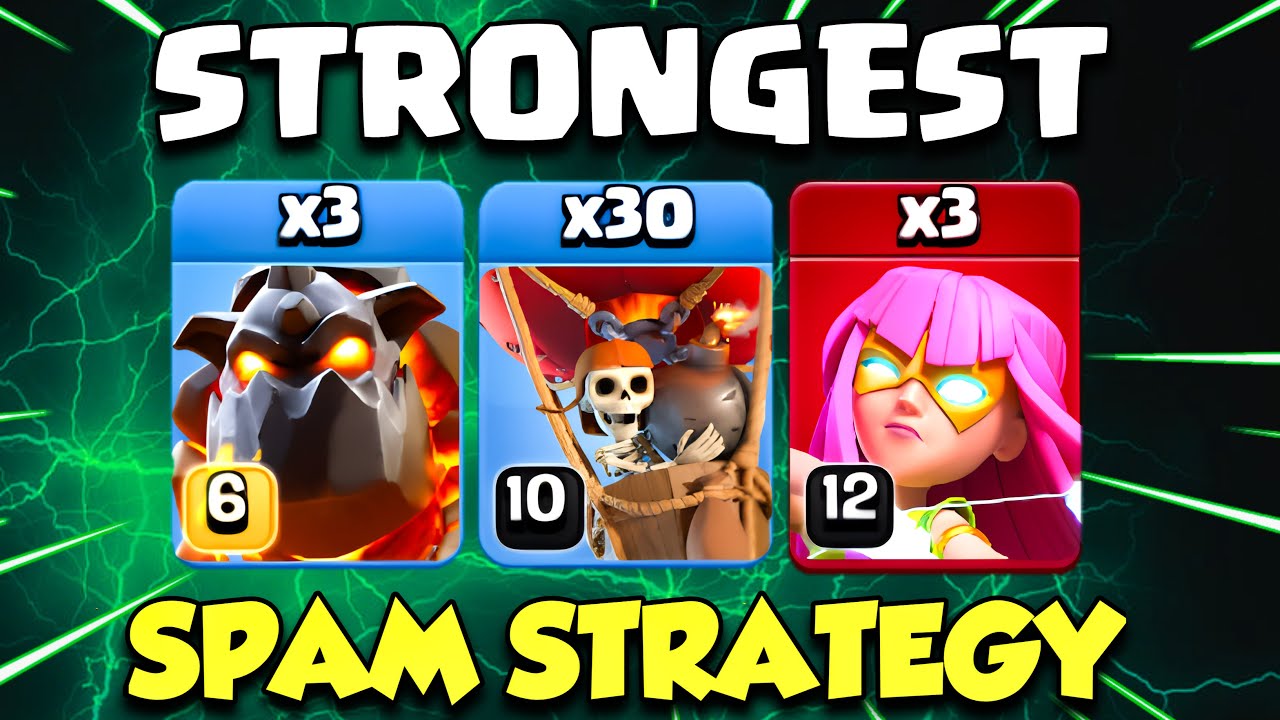 STRONGEST |Th14 Super Archer Blimp Lava Loon (Lalo) Attack Strategy | Coc