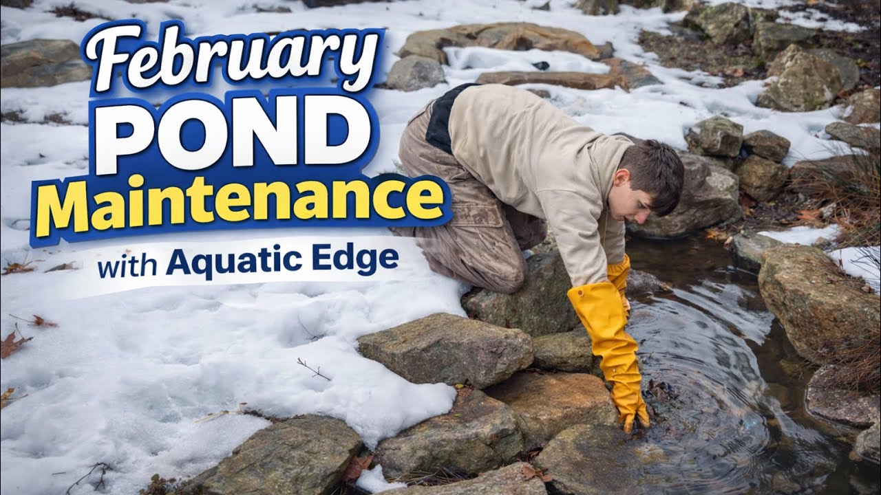 February Pond Maintenance with Aquatic Edge