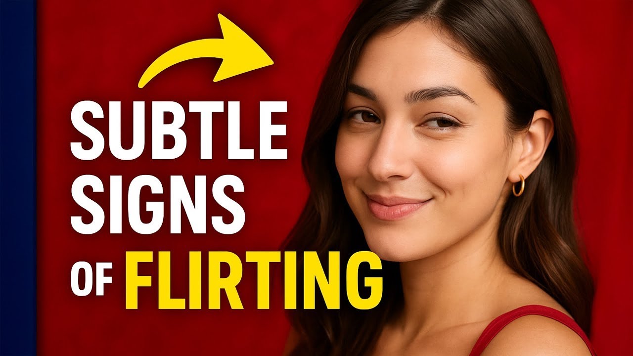 7 Subtle Signs Someone’s Flirting With You 😏 (Psychology)