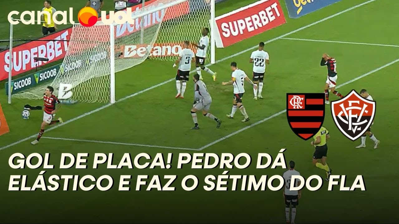 QUE PINTURA DO FLAMENGO! PEDRO D&Aacute; EL&Aacute;STICO E FAZ O S&Eacute;TIMO DO FLA; VEJA O GOL