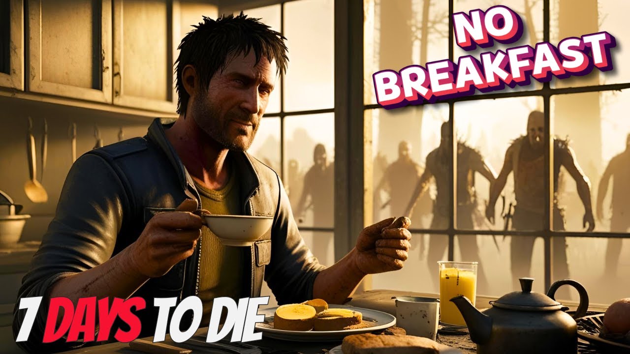 They Screwed Up My Breakfast  | Zombie Horde in 7 Days to Die | Gameplay