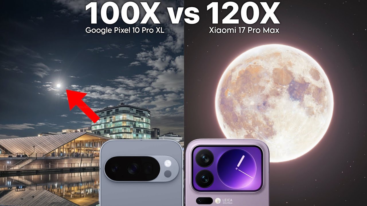 Сравнительный тест Live Zoom между Xiaomi 17 Pro Max и Google Pixel 10 Pro XL