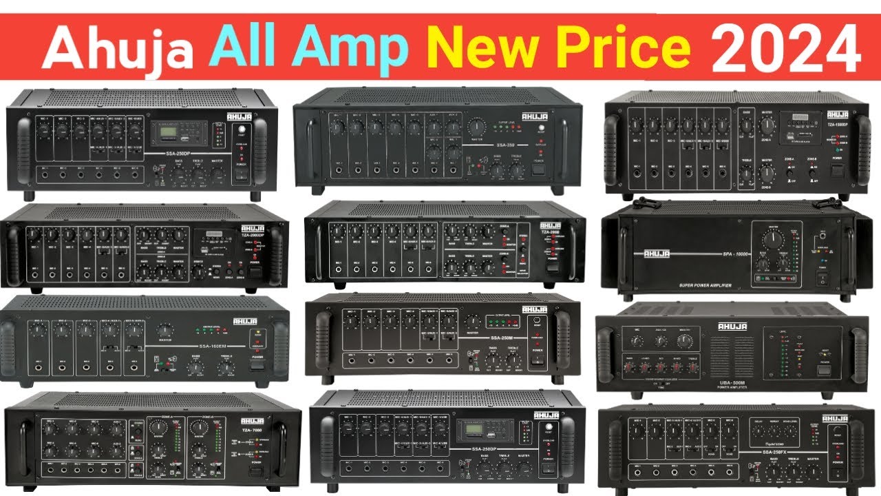 Ahuja all mono Amplifier price list 2024 | New Price List Ahuja Amplifier 2024