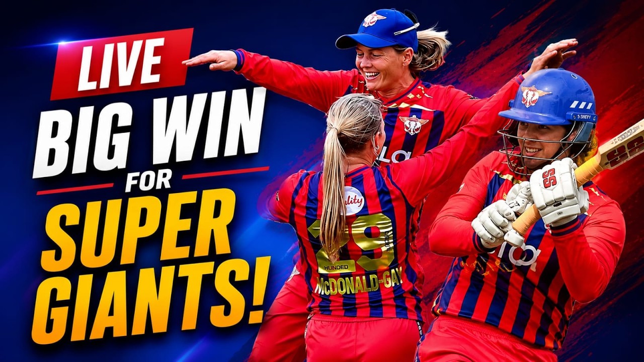 LIVE || Women's Hundred  2026: Big win for Manchester Super Giants over London Spirit