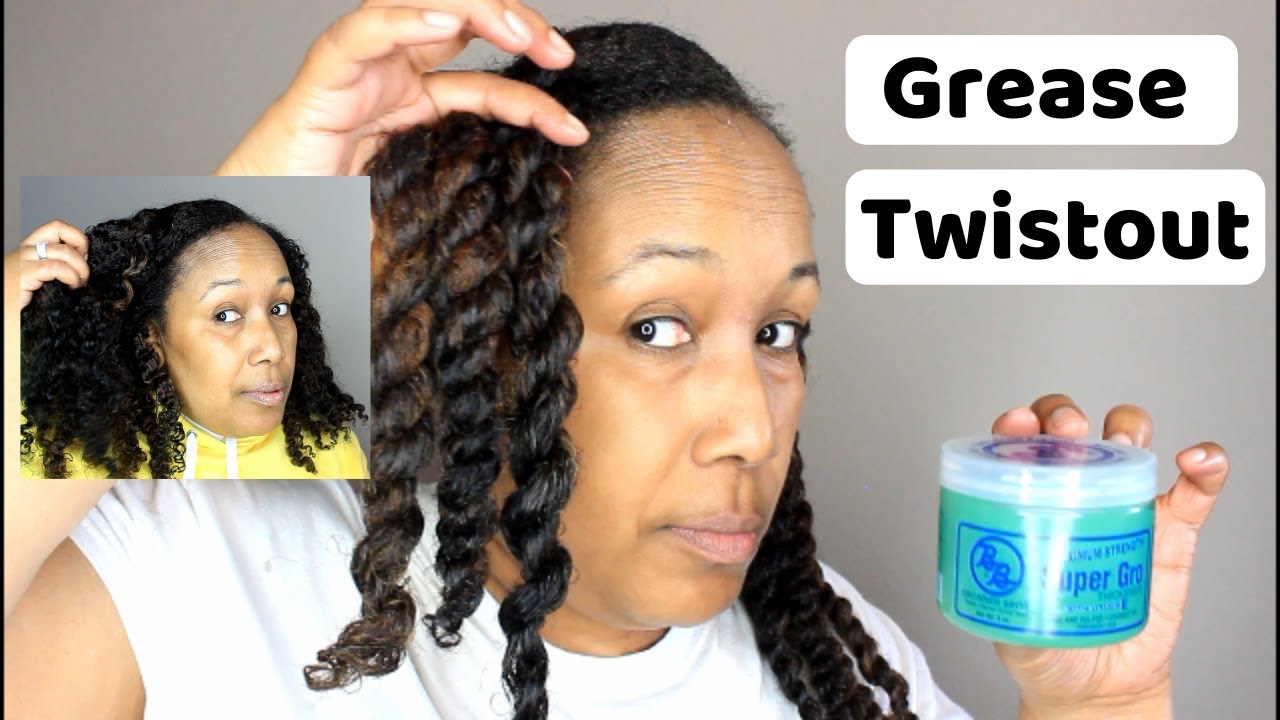 I Used Hair Grease On My Natural Hair! | Twistout With Grease