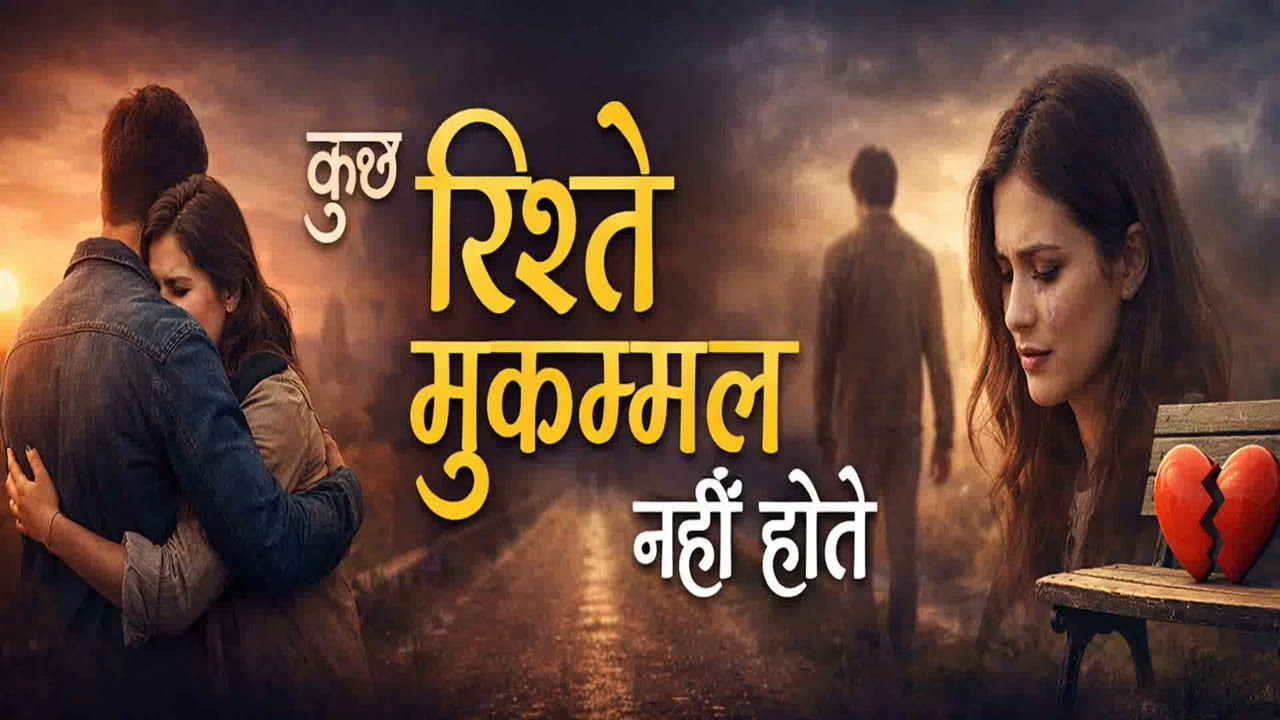 कुछ रिश्ते मुकम्मल नहीं होते | Sad Romantic Song | Heart Touching Love Story