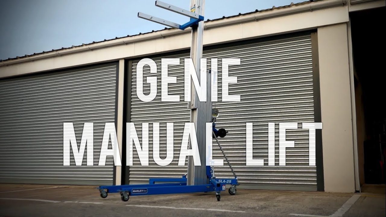 Genie Manual Lift: Instructional Video