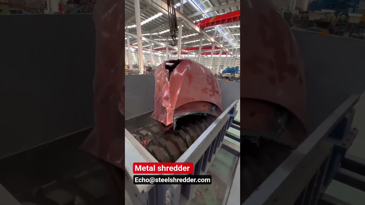 Strong metal shredder for your scrap cars #metalshredder