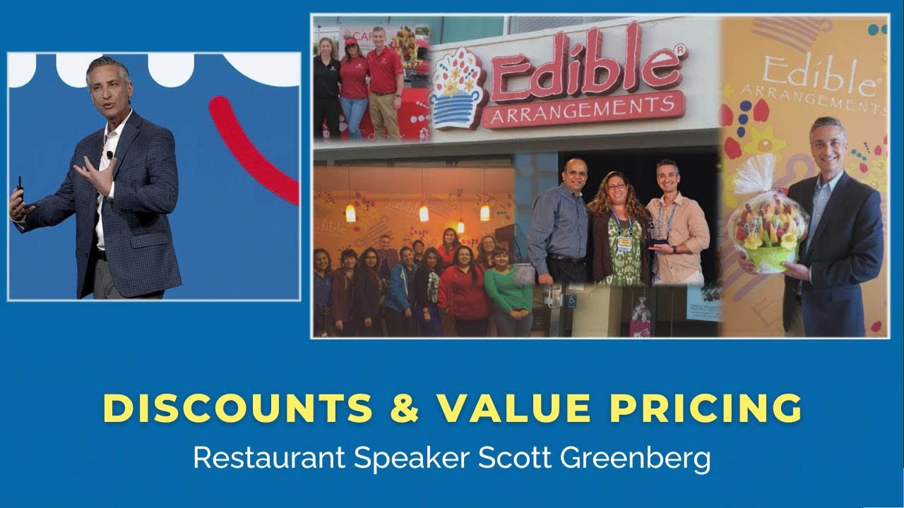 Food & Hospitality Speaker, Scott Greenberg &ndash; Discounts & Value Pricing