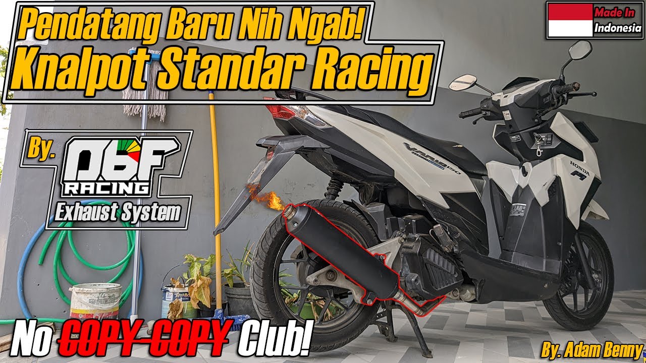 [REVIEW PURE SOUND] Knalpot ABF Racing Tipe Standar Racing V1 di Vario 150 - By. Adam Benny
