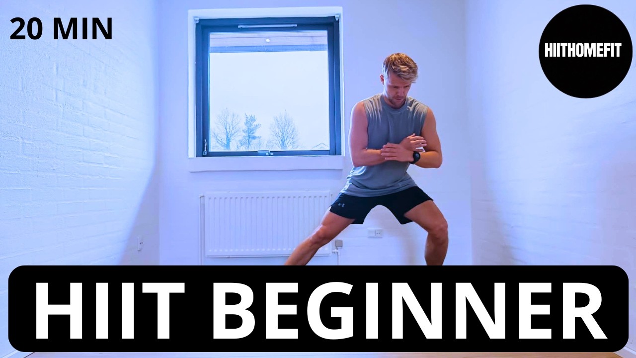 HIIT BEGINNER - 20 MIN FAT BURN FULL BODY (NO EQIUPMENT NEEDED)
