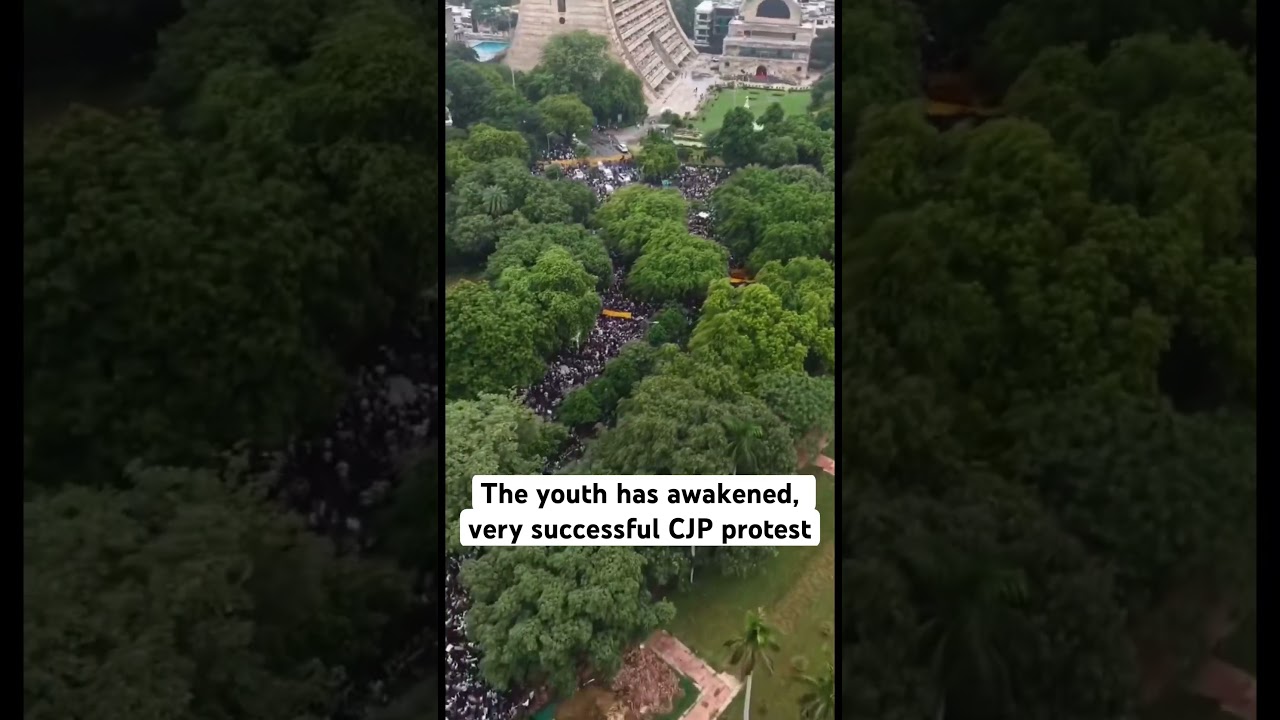 The youth has awakened, very successful CJP protest 🙏🏻 #shorts #cjp #viral #fyp #explorepage
