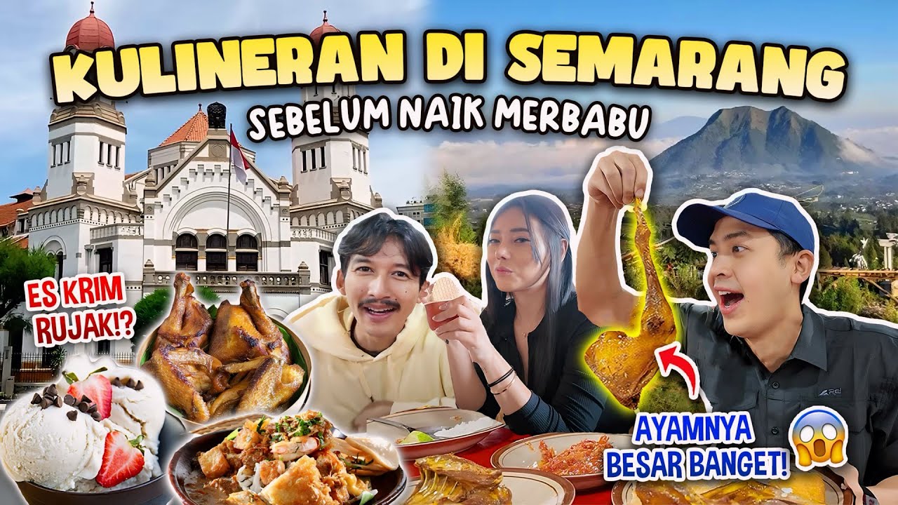 KULINERAN DI SEMARANG!! FT. WENDY WALTERS, EJAAK, FIERSA BESARI DLL!
