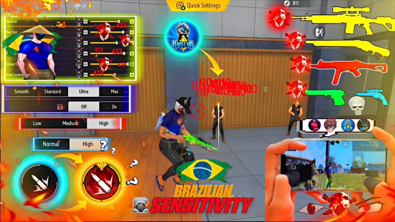 Free Fire Headshot Setting After Ob52 Update 2026⚡Best Sensitivity Settings ⚙️| Sensitivity Setting