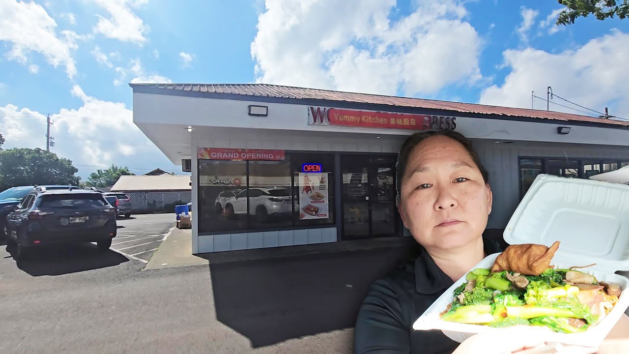 Lunch w stylu chińskim w Wahiawa na Hawajach