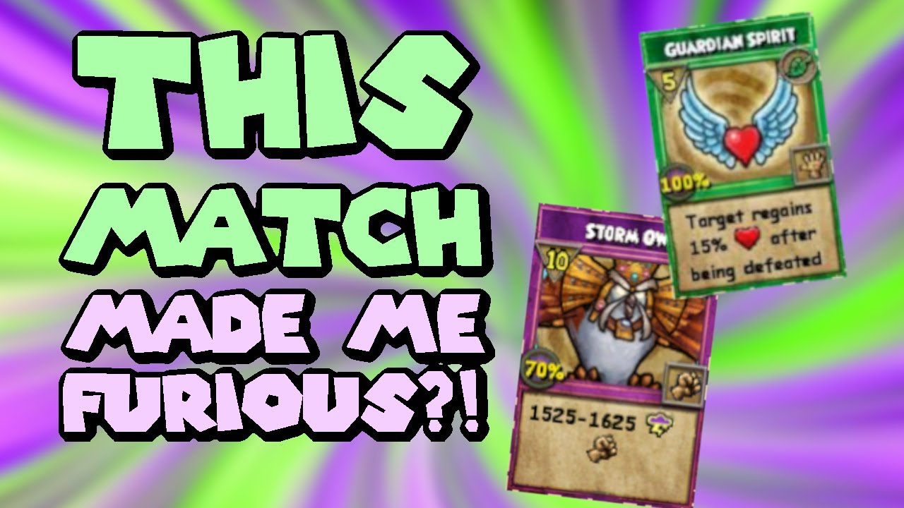 Wizard101 Visionary (130) Storm PvP: Guardian Spirit Induced RAGE.