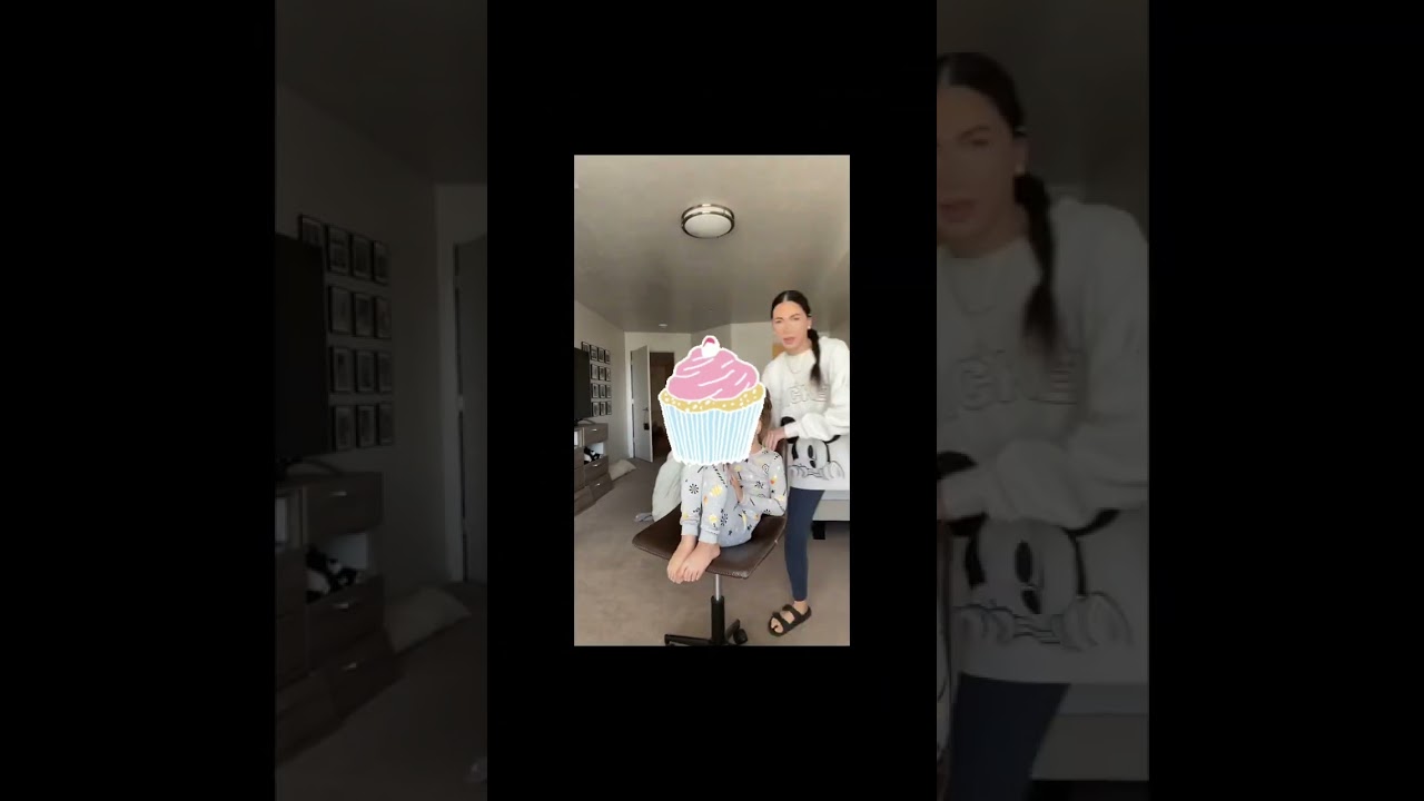 My 5 Year Old Dyes Her Hair Pink For Crazy Hair Day 💖👀🎀 #shorts #hair