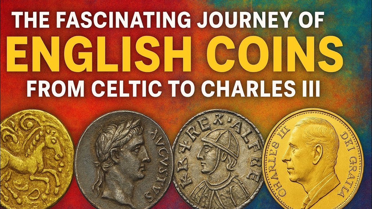  English Coins History A to Zo From Celtic Symbols 🌿 to King Charles I| British Currency Journey 🇬🇧💷