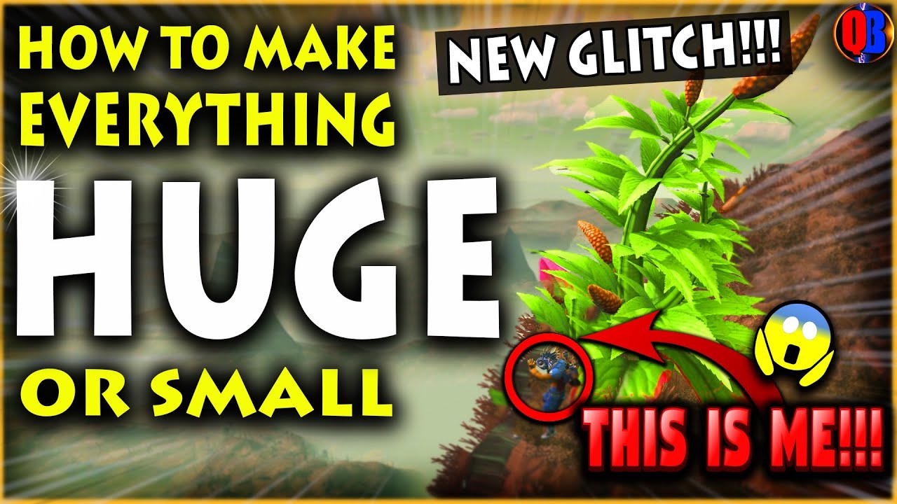 How To Make Everything HUGE Or SMALL | Scale Glitch | No Man's Sky Frontiers 2021