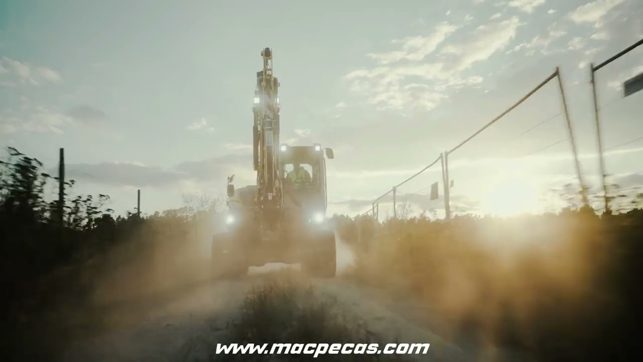 Conheça agora a nova escavadora de rodas de 10 Toneladas Wacker Neuson EW100! 💪