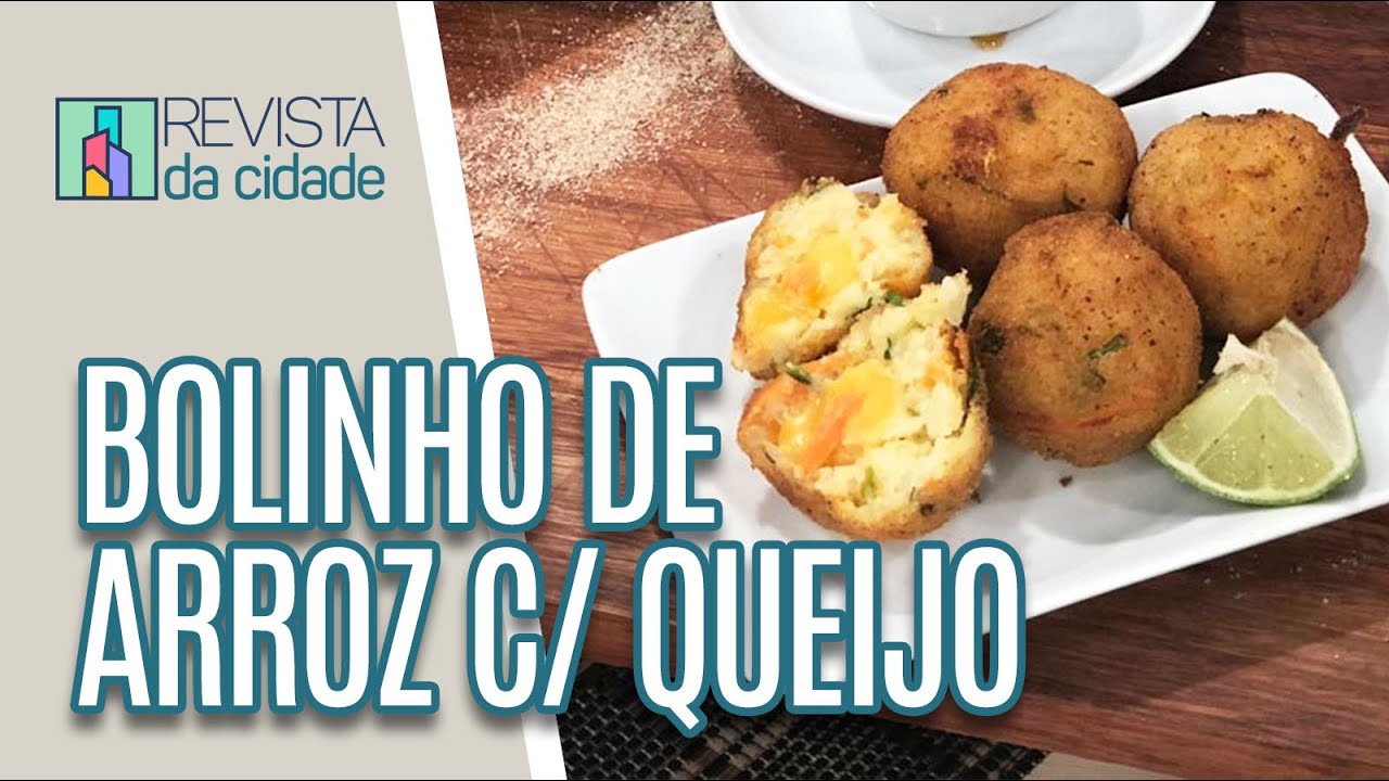 Bolinho de arroz com recheio de batata e queijo - Revista da Cidade (12/02/20)