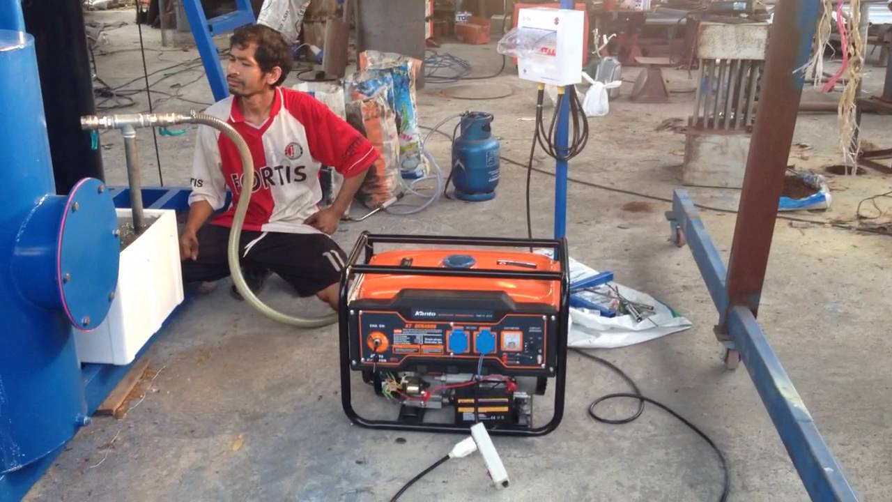 แก๊สซิไฟเออร์ใช้กรองแบบแห้งใช้งานเครื่องปั่นไฟผลิตไฟฟ้า 2 kW