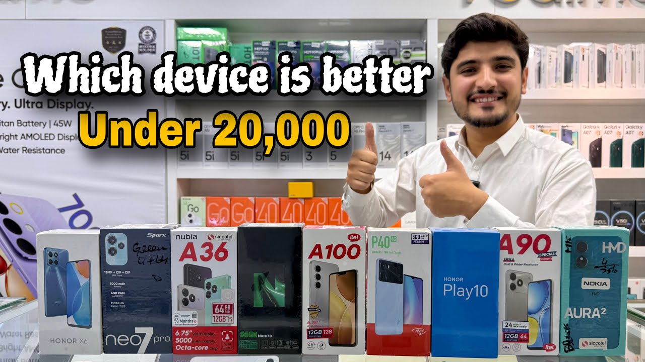 The Best Mobile Phones Under 20,000/- #itel #nubia #infinix #tecno