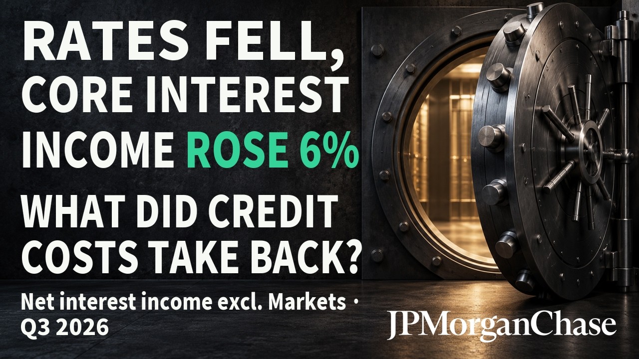 Can JPMorgan Sustain Core Earnings Growth? ｜ Q3 2026 Loans, Deposits & Credit Costs