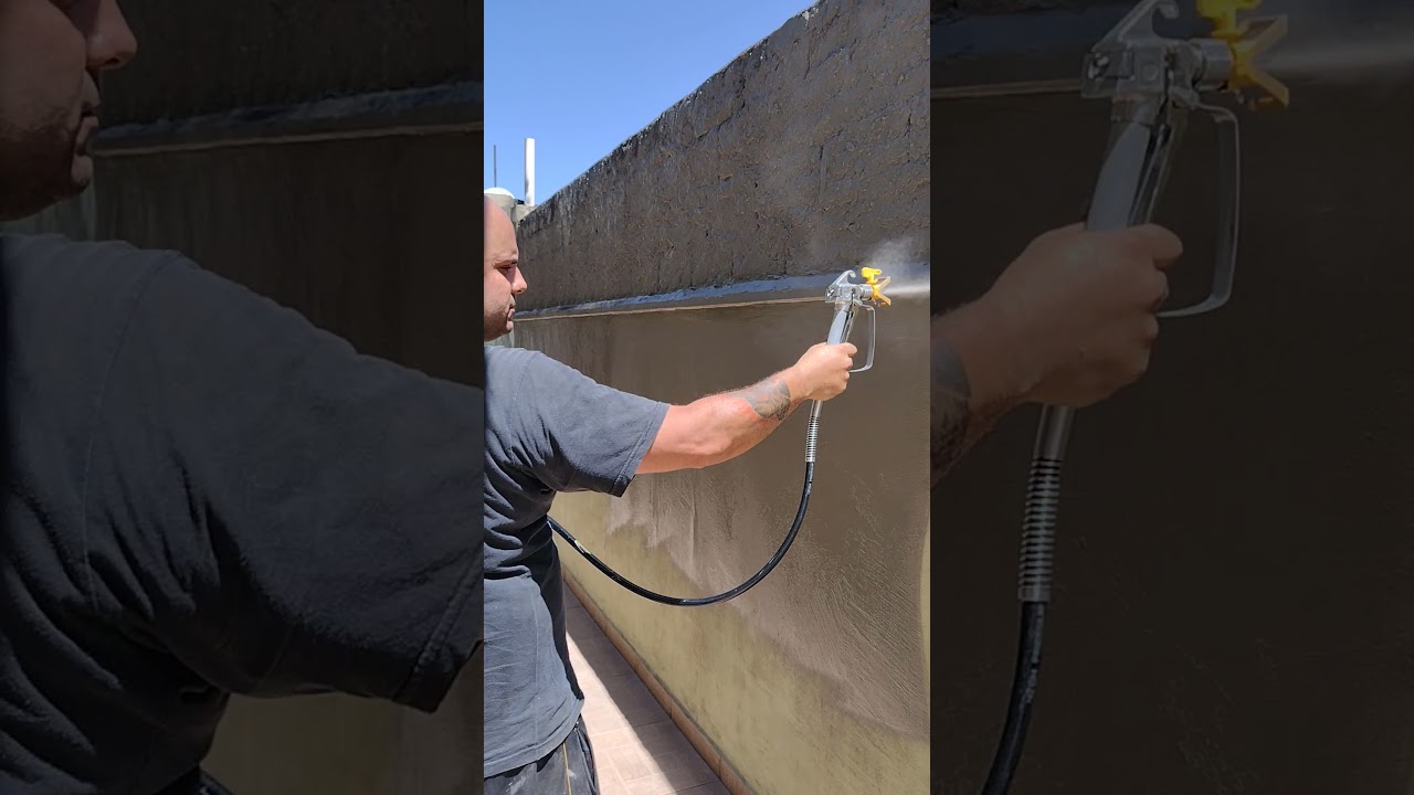 primeira pintura com máquina de pintura Airless Fort g fg6001