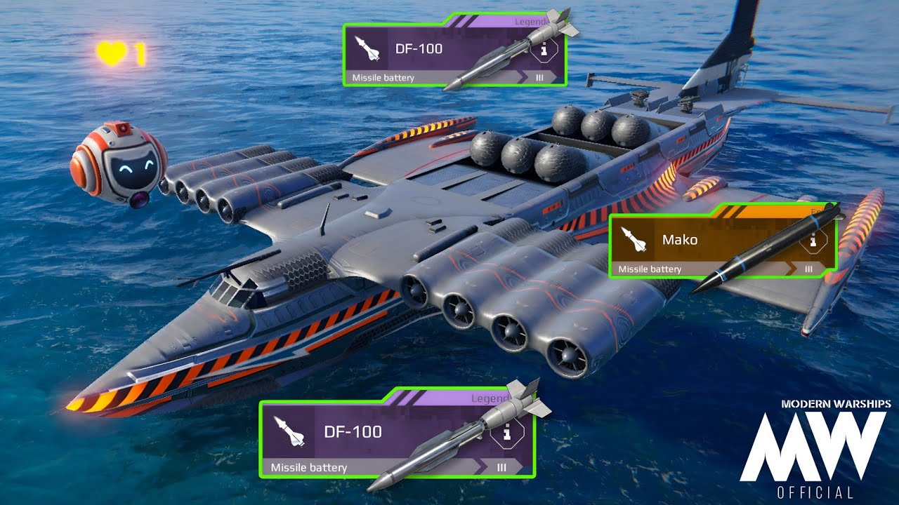 RF Burevestnik Project 905 - DF-100 & Mako Insane Missile Combo🔥- Modern Warships