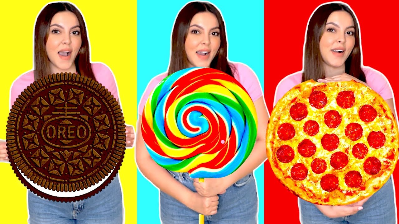 تحدي أكل الأشياء الدائرية فقط لمدة 24 ساعة!!!!😱⭕️ *أصعب تحدي*...شوفوا أكلت إيه🥲