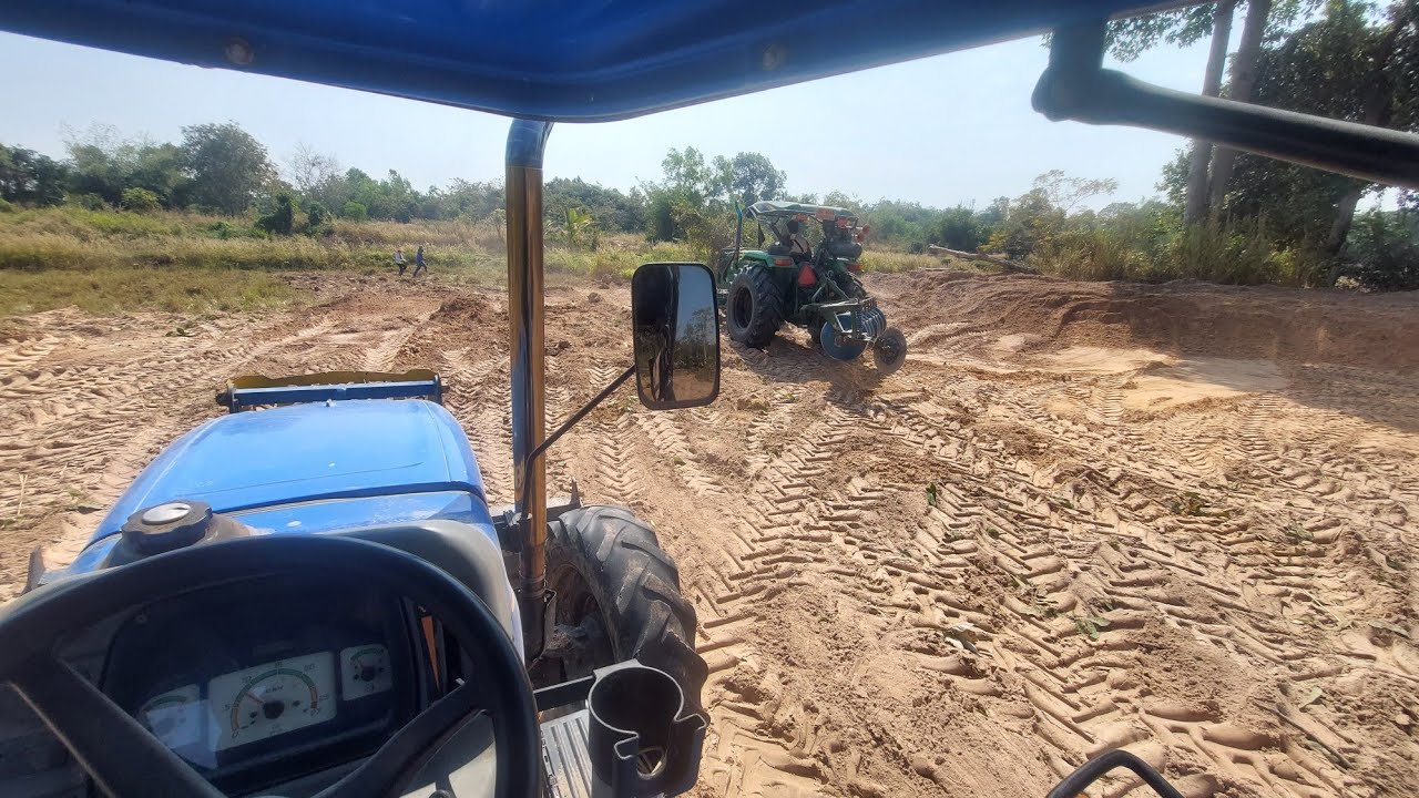 ลุยหน้างานใหม่ งาน ซม. ดันดินปรับที่นา 5050E  TT3.50  🔰🔰🚜🚜