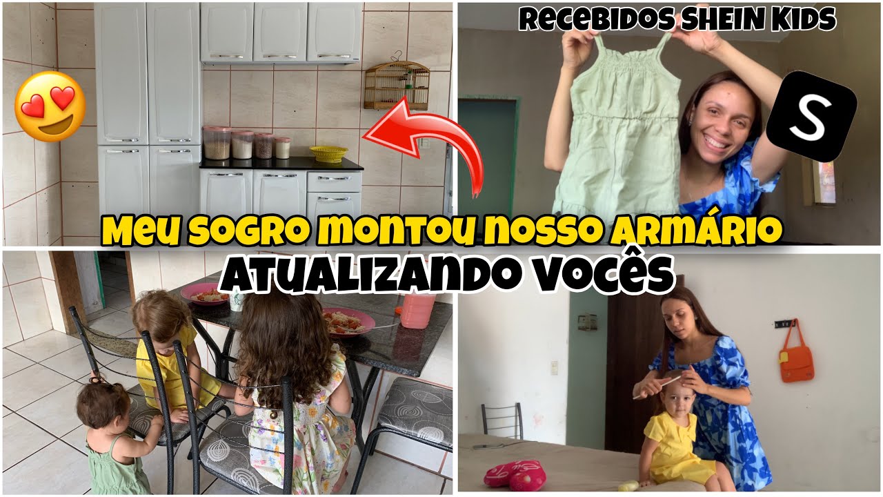 ￼ Rotina de mãe e dona de casa | meu sogro veio montar o armário + 800 reais em roupas da SHEIN 🙌🏻🥹