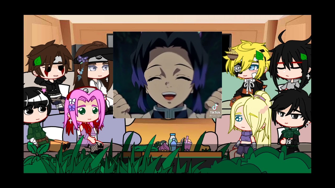 Naruto y sus amigos reaccionan a ||Hinata es Kanao||1/1||Kny x Naruto||Manga spoilers||