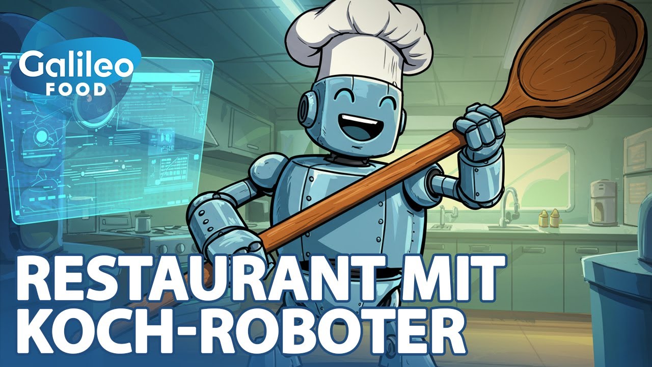 Roboter-Koch im Restaurant?! So schmeckt die Zukunft! | Galileo Food